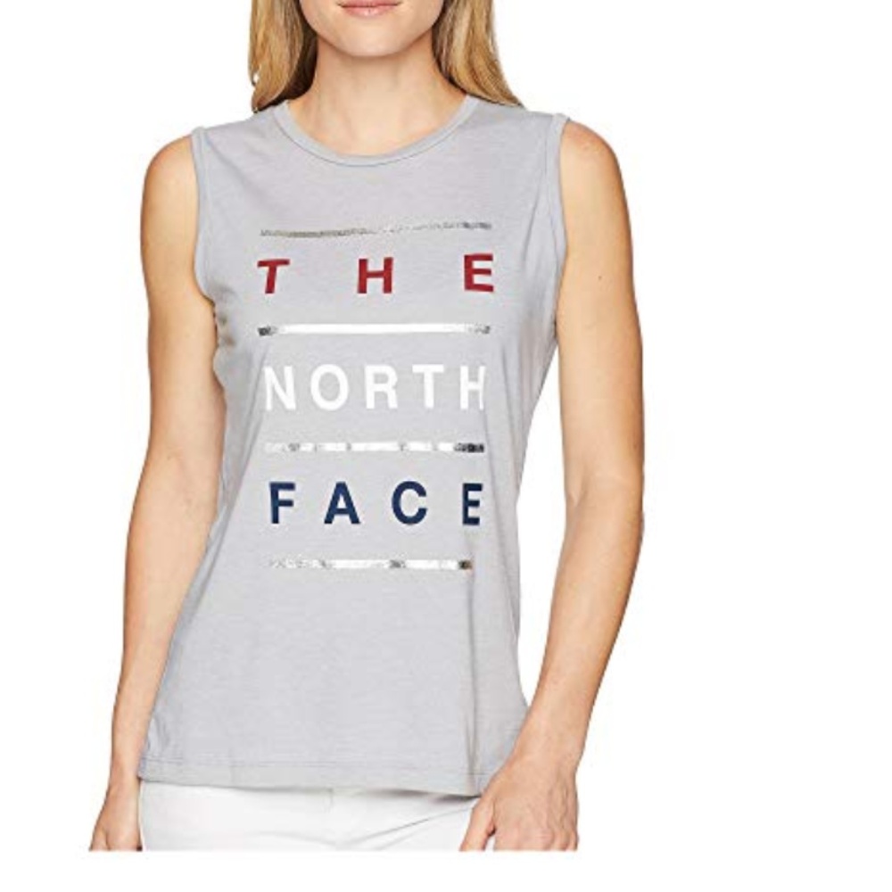 NEW The North Face Grey Americana Track Tank Top